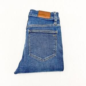 Madewell 10" High-Rise Skinny Jeans Medium Wash Denim Size 25